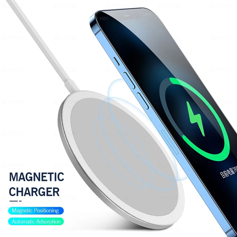 Magnético Magsafe Cargador de teléfono inalámbrico 15W Cargador portátil de Magsafe para Apple iPhone 12 11 Pro Max Best-Selling Producto Amazon Estilo caliente